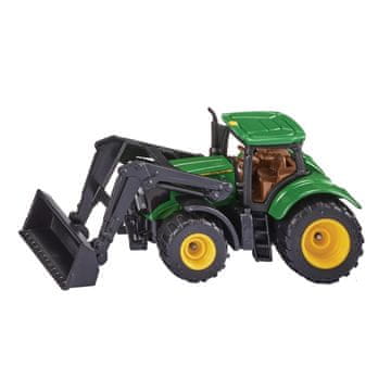 SIKU Igračka traktor John Deere s utovarivačem 1:87 1395