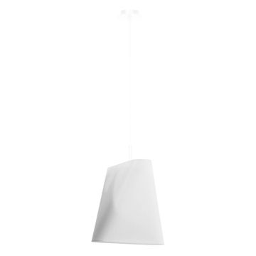 Trapezoidna viseća svjetiljka bijela BLUM 1xE27 15W SL.0769 Sollux Lighting