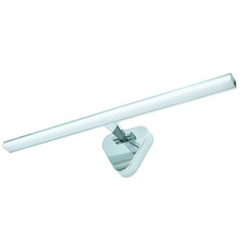 Zidna svjetiljka za kupaonicu iznad ogledala, izdužena, 60 cm, krom, podesiva, neutralna boja, LED, 12 W, IP44, REGULUS Idealed