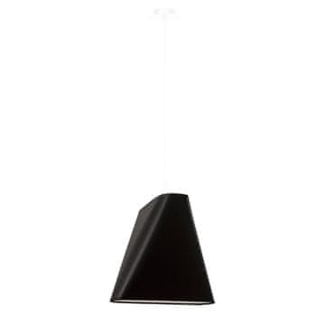 Trapezoidna viseća svjetiljka crna BLUM 1xE27 15W SL.0770 Sollux Lighting