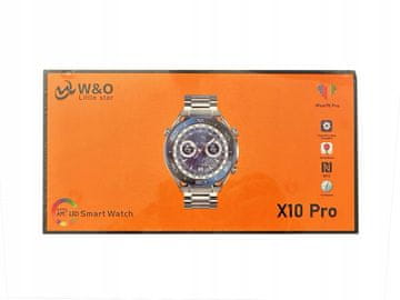 SmartWatch X10 PRO metalno kućište, hrvatski izbornik, pozivi, NFC, 1,55 inča HD AMOLED, Android iOS