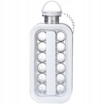 BOCA S KALUPOM ZA LED, PRIJENOSNA ZA PLAŽU, KAMPIRANJE, PIKNIK, TRITAN 2u1, MOBILNA, 17x