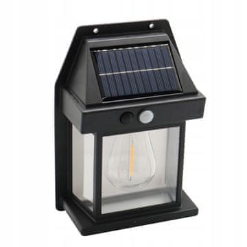 Solarna zidna vrtna lampa za teras, 1200mAh, IP65, 21cm