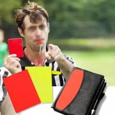 Sudijski set kartona sudije za nogomet, notes i nogometna olovka