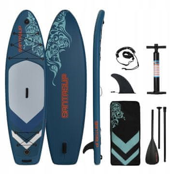 Set SUP dasaka 300x85x12cm do 180kg za obitelj od 3 osobe + dodaci XXXL