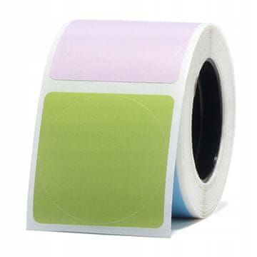 Niimbot NIIMBOT etikete naljepnice za pisač M2, šarene, okrugle 31x31mm, 220x