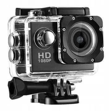 Kamera sportska 1080p full hd 2" s dodacima, vodootporna kutija ip66 extreme