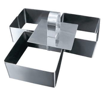 BRUNBESTE Set desertnih prstenova 8 x h4cm / 3 kom kvadrata