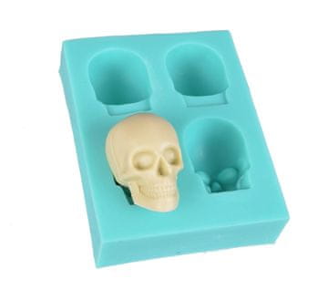 Silikonski kalup za šećernu pastu SKULL 3D