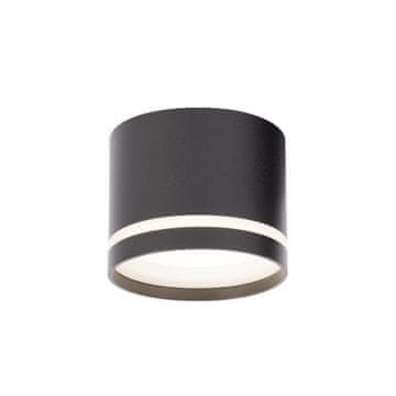 Moderna dekorativna stropna reflektor crna 8 cm okrugla Ø8.2cm 1xGX53 7W KENDAL Light Prestige