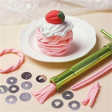 Dekorator za masu od šećera i plastični fondant, istiskivač Clay Extruder