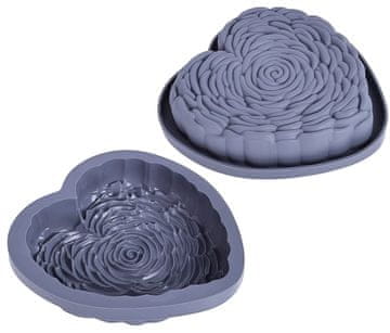 BRUNBESTE Silikonski kalup za pečenje 3D SRCA