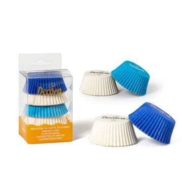Decora Papirnati papiloti bijelo-plave boje 50x32 mm DECORA 75 kom
