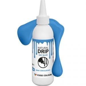 Food Colours Prirodna čokoladna glazura Drip PLAVA 100ml nebesko plava