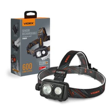 Taktička LED naglavna lampa s punjivom baterijom od 10 W, dometom od 47 sati i svjetlosnim signalom od 600 lm, dometom od 185 m, IP55 VLF-H189 Videx