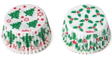 Decora Papiloti za muffine HOLLY & TREE 50x32mm 36 kom