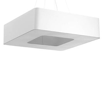 Viseća svjetiljka, kvadratno sjenilo, bijela, 80 x 22 cm, URANO 8xE27 15W, SL.0827, Sollux Lighting