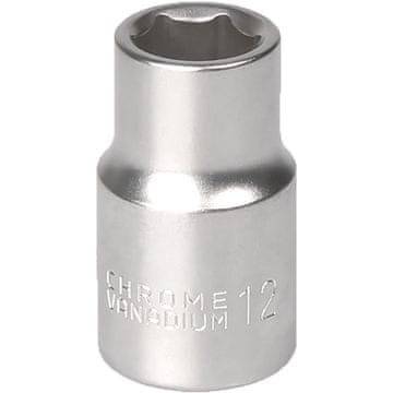 MJW Nasadni ključ veličine 12 1/2" 6-kraki kratki krom vanadij čelik 12012