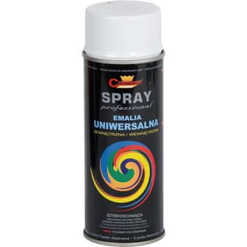 Emalia boja u spreju bijela polusjaj RAL 9010 13004 AGTECH 400ml