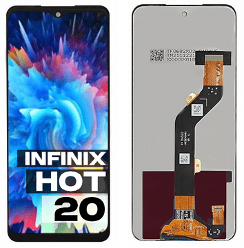 Originalan lcd zaslon + dodirni ekran infinix hot 20 4g x6826b (regeneriran)