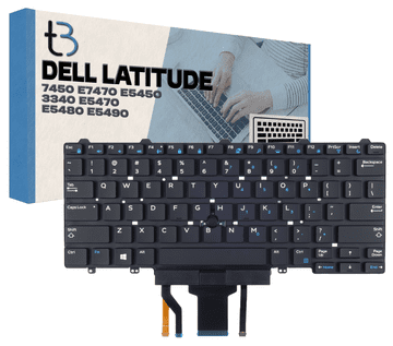 Dell Latitude E7450 E7470 E5450 3340 E5470 Tipkovnica s LED pozadinskim osvjetljenjem