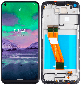 Originalni LCD zaslon + dodirni ekran za nokia 5.4 / nokia 3.4 ta-1340 ta-1337 ta-1325 ta-1333 ta-1337 (obnovljen) crni okvir