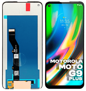 Originalni lcd zaslon ekran na dodir za motorola moto g9+ obnovljeni