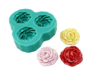 Silikonski kalup 3D ruža za ukrašavanje torti wz535