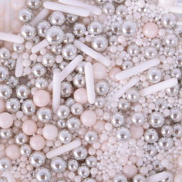 Bijele perle Mix šećerne perle 50g posip