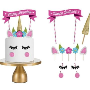 Set ukrasa za torte UNICORN
