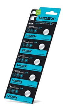 komada izdržljivih i snažnih litijevih baterija Videx 5020LC CR1225 3V 48 mAh