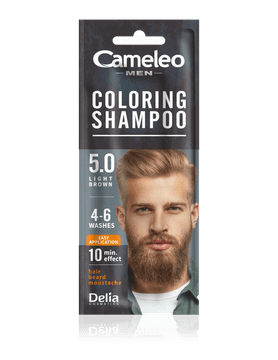 DELIA Cameleo muški šampon za bojanje kose 5.0 svijetlosmeđa 15 ml
