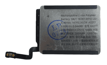 Baterija za Apple Watch SE (Gen1/Gen2) 40mm A2351 A2353 A2355 A2277 A2722 245mAh