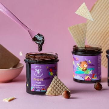 Miodziś - med s orasima i kakaoom 410 g + iznenađenje