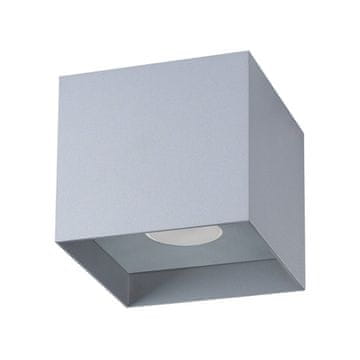 Kvadratna stropna reflektor siva 12 cm 1xGU10 10W HATI SL.1278 Sollux Lighting