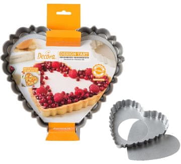Decora Metalni kalup za mazurek SERCE 25cm Decora