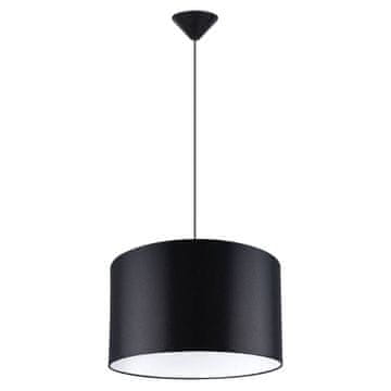 Okrugla crna viseća svjetiljka Ø40 cm NOVA 1xE27 15W SL.1406 Sollux Lighting