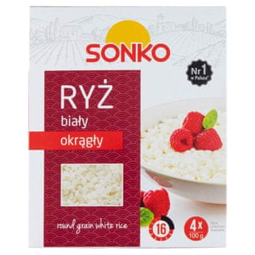 Sonko bijela okrugla riža 400 g (4 x 100 g)