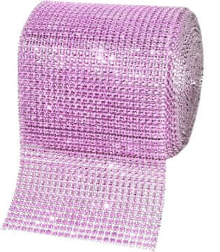 Traka s cirkonima Roza 12cm/9m