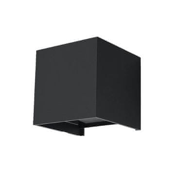 Zidna svjetiljka za kupaonicu u obliku kocke s podesivim svjetlosnim tokom LUCA LED 7W SL.0545 Sollux Lighting