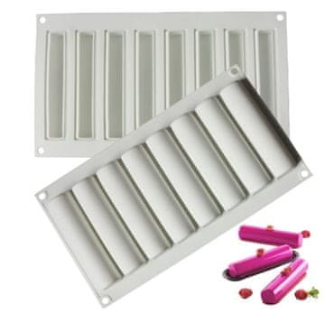 Silikonski kalup za monoporcije CYLINDRICAL STRIP