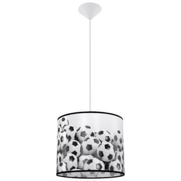 Okrugla dječja viseća lampa, nogomet, Ø30 cm, FOOTBALL B, 1xE27, 15W, SL.1426, Sollux Lighting