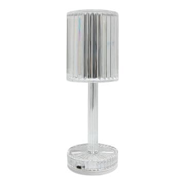 Prozirna LED stolna noćna lampa s utorima 1W, promjenjiva boja, bežična SIMPLE Milagro