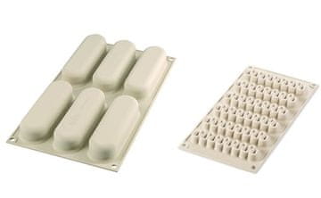 Silikomart Silikonski kalup za monoporcije, set POP ECLAIR SILIKOMART, 2 kom.