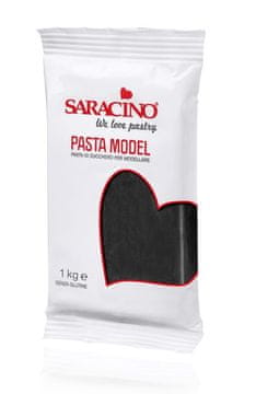 Saracino crna masa za modeliranje 1 kg
