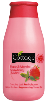 Cottage Cottage douche lait hydratante gel za tuširanje jagoda i menta 50 ml