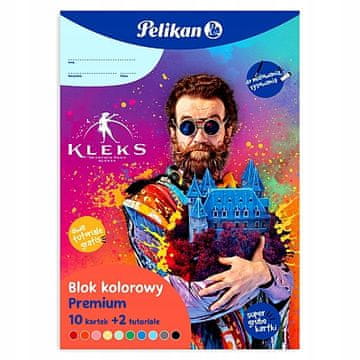 Herlitz Kreativni šareni blok A4 KLEKS PELIKAN