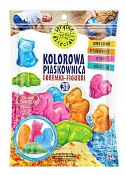 ESTETICA Sprytna djeca domaći pješčanik kalupi Super životinje