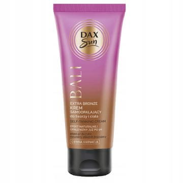 DAX Dax Sun Bali samoopalajući krem za tamnu put, 75 ml