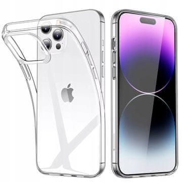 Tvrda maska za Apple iPhone 16 Pro, prozirna, debljine 2 mm